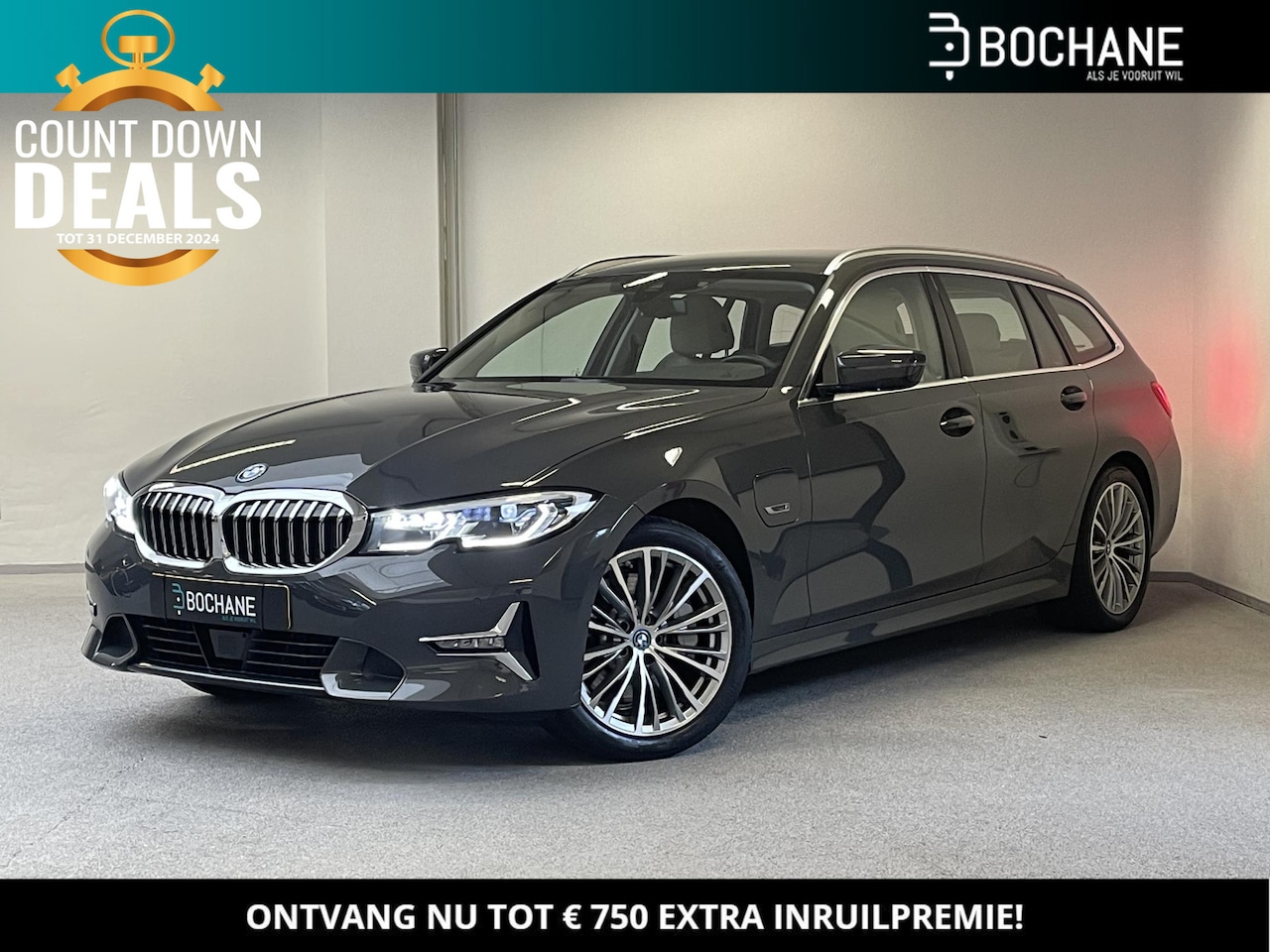 BMW 3-serie Touring - 330e Luxury Line | BEIGE LEDEREN SPORTSTOELEN | CAMERA | LASER LIGHT | ACC | - AutoWereld.nl