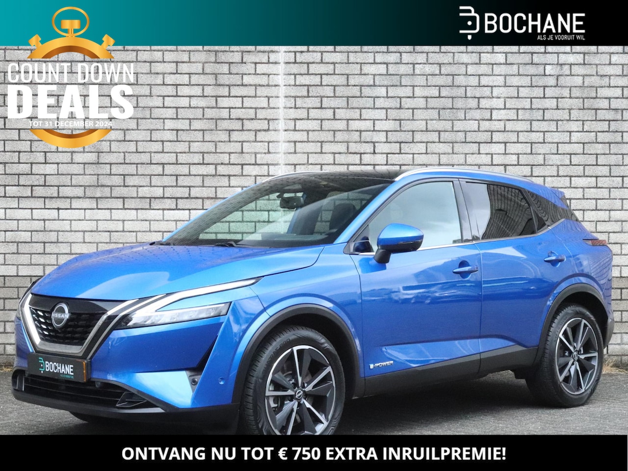 Nissan Qashqai - 1.5 e-Power 190 Tekna | Panoramadak | Apple Carplay/Android Auto | Elektrische Achterklep - AutoWereld.nl