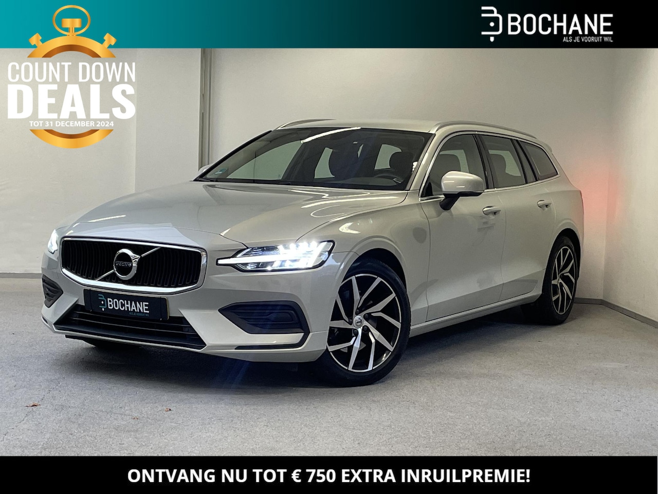 Volvo V60 - 2.0 T4 Momentum Pro | 1e-EIG. | STANDKACHEL | DEALERONDERHOUDEN | - AutoWereld.nl