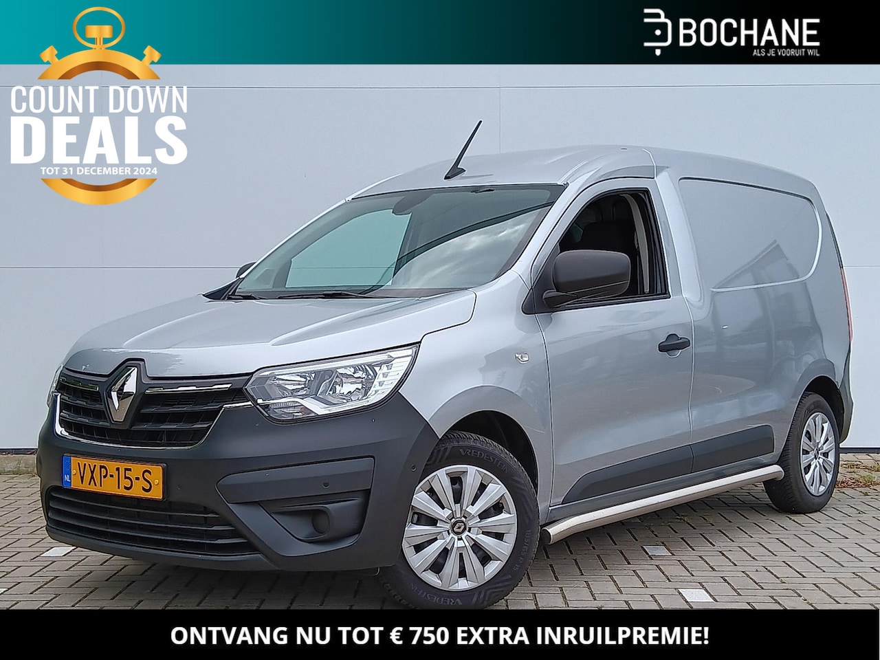 Renault Express - 1.5 dCi 75 Comfort + Navigatie / Parkeersensoren V+A+Camera / Airco / LED / Sidebars / Tre - AutoWereld.nl