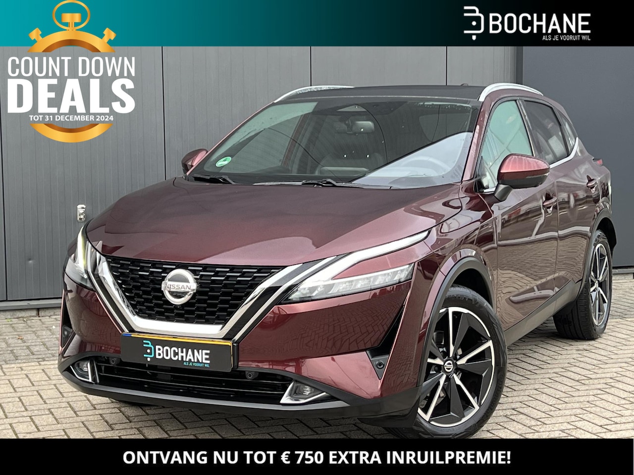 Nissan Qashqai - 1.3 MHEV 158 Xtronic Tekna Premium | Navigatie | Panoramadak | 19 inch - AutoWereld.nl