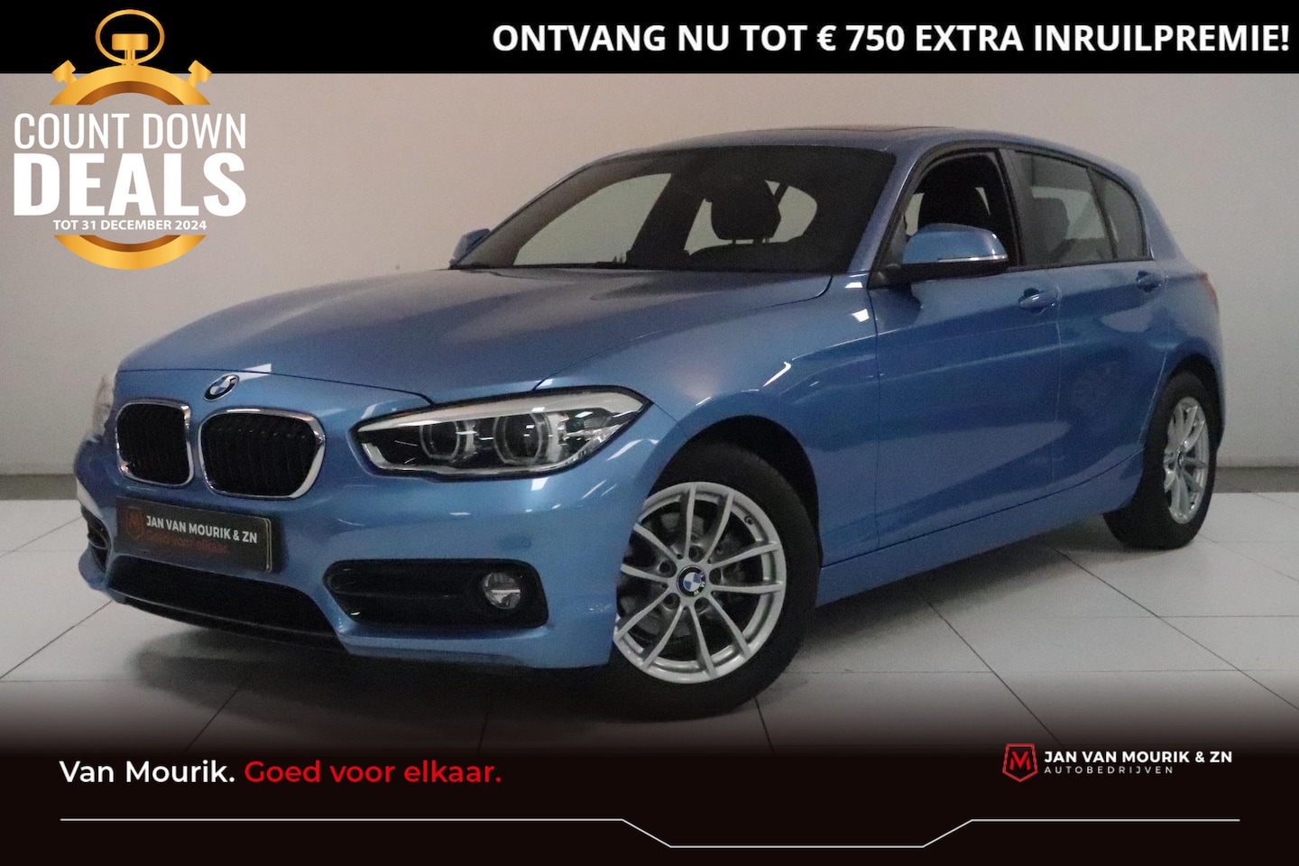 BMW 1-serie - 118i Sport Line Edition Automaat | Open dak | Stoelverwarming | Navigatie | - AutoWereld.nl