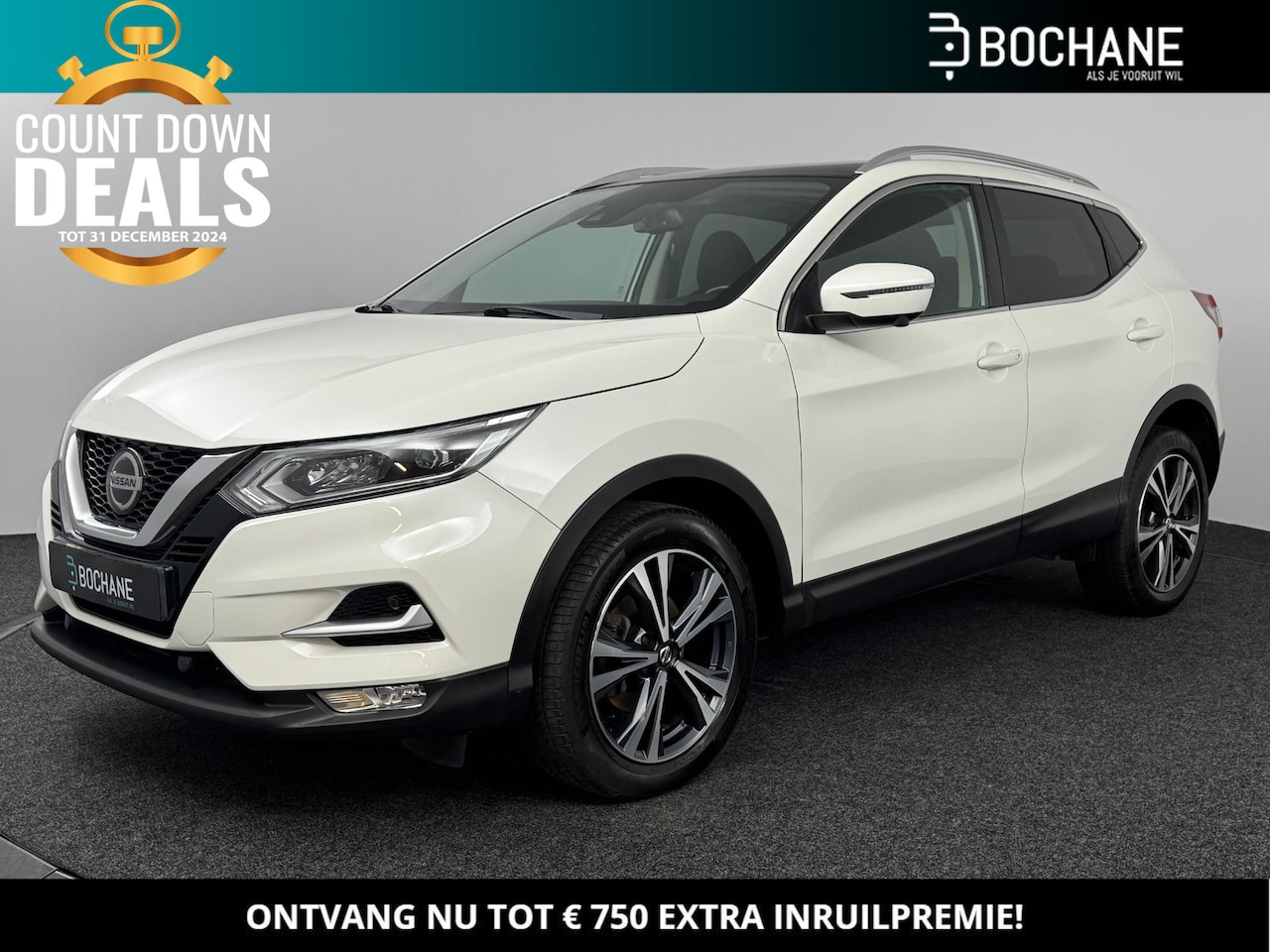 Nissan Qashqai - 1.2 DIG-T 115 X-Tronic N-Connecta | Trekhaak | Panoramadak - AutoWereld.nl