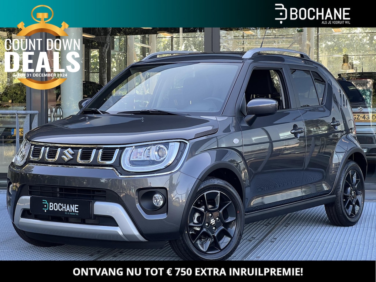 Suzuki Ignis - 1.2 Smart Hybrid Select CVT Automaat | Stoelverwarming | Achteruitrijcamera | Navigatie Ca - AutoWereld.nl