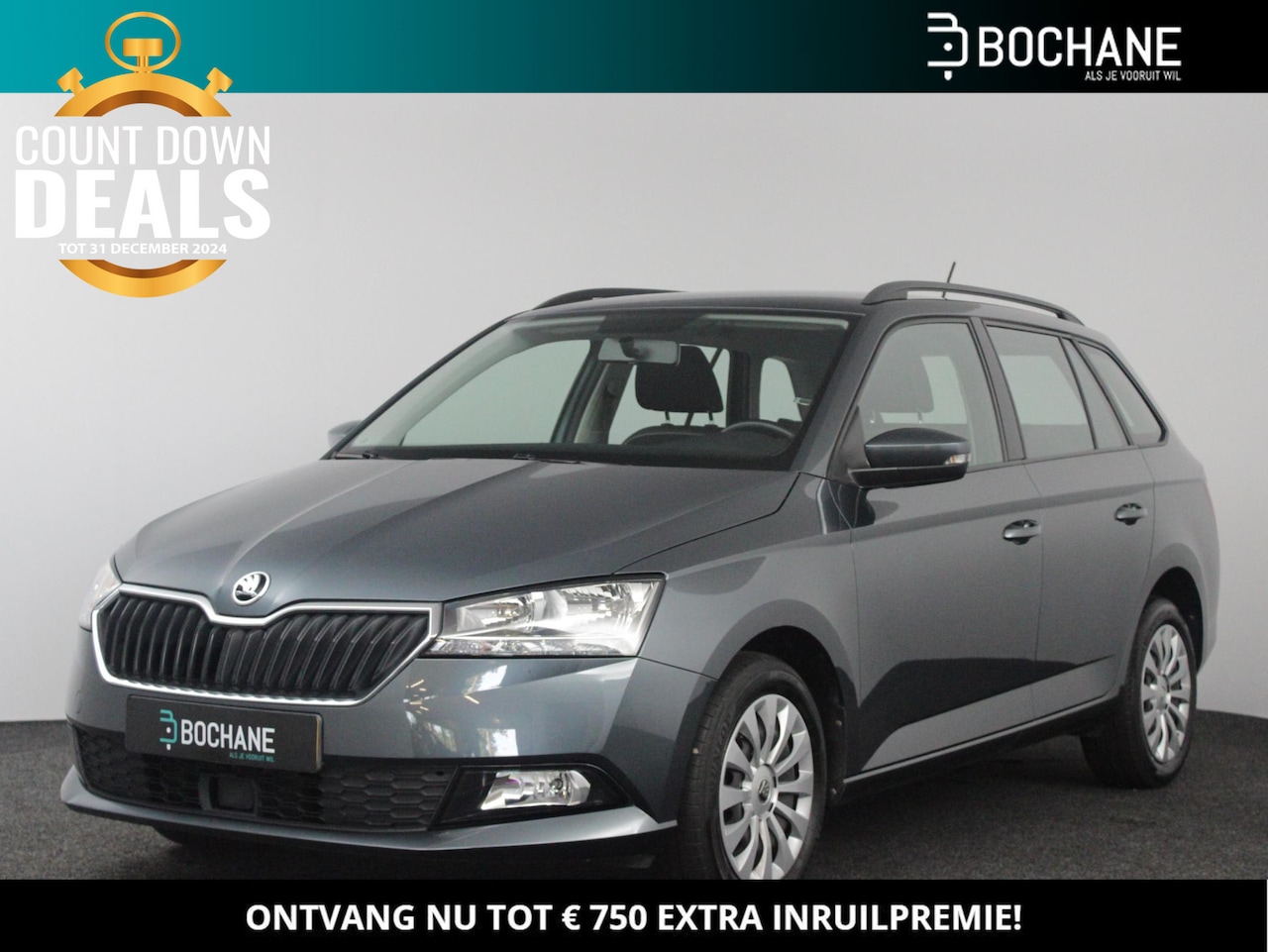 Skoda Fabia Combi - 1.0 TSI Ambition Airco/Apple Carplay/Android Auto/PDC - AutoWereld.nl