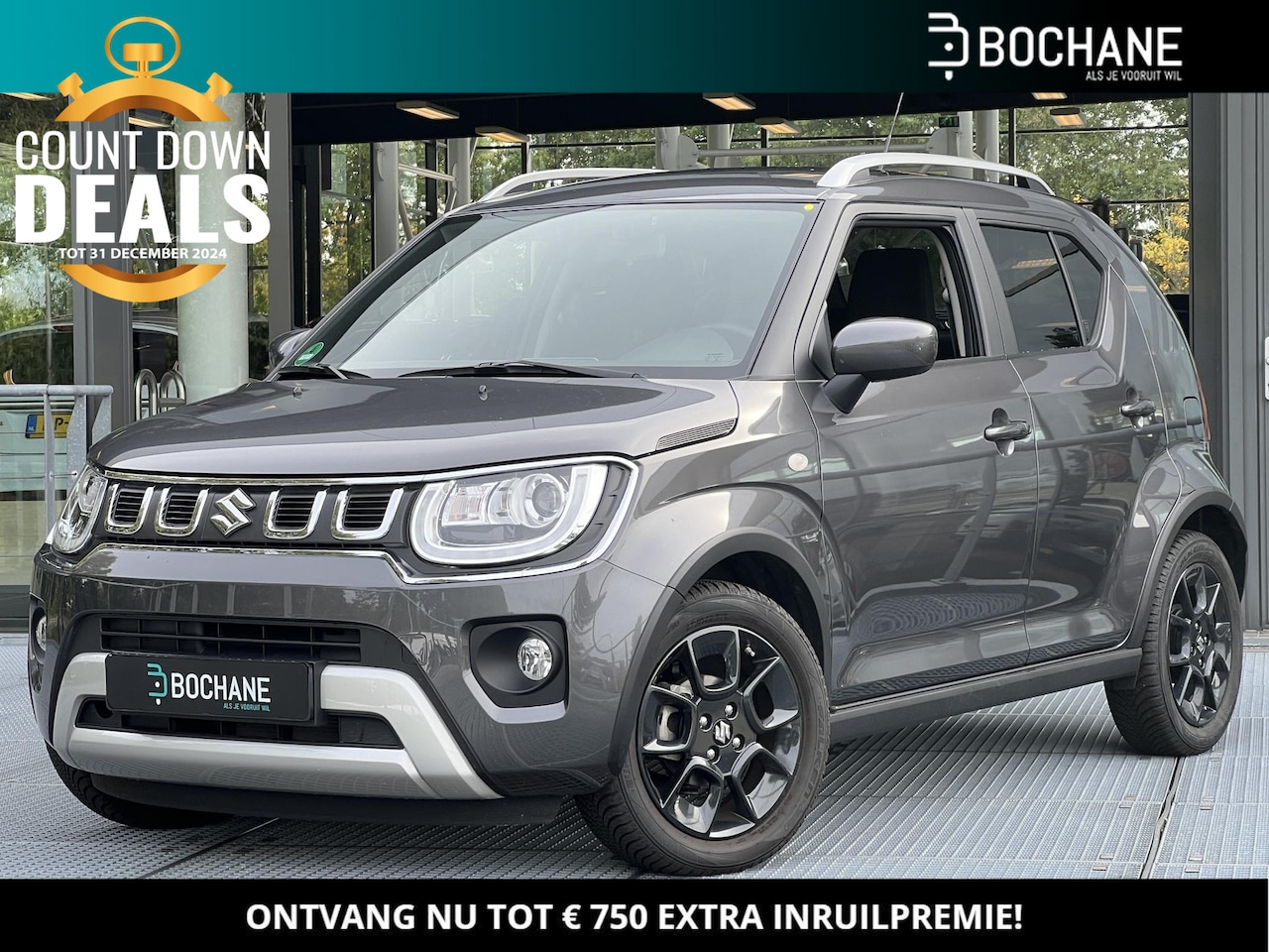 Suzuki Ignis - 1.2 Smart Hybrid Select CVT Automaat | Navigatie Carplay/Android | Achteruitrijcamera | St - AutoWereld.nl