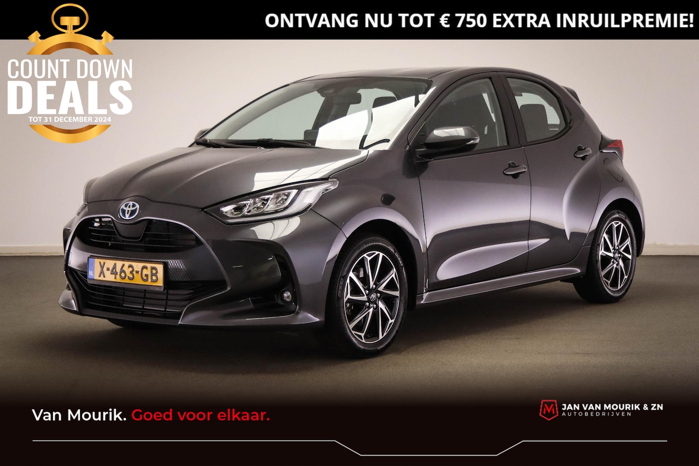 Toyota Yaris - 1.5 Hybrid Dynamic | LED | CLIMA | ACC | DAB | APPLE | CAMERA | 16" | DEALER ONDERHOUDEN - AutoWereld.nl