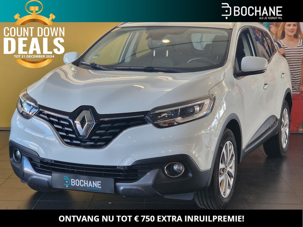 Renault Kadjar - 1.2 TCe 130 EDC Intens AUTOMAAT | NAVIGATIE | TREKHAAK | ACHTERUITRIJCAMERA | PARKEERSENSO - AutoWereld.nl