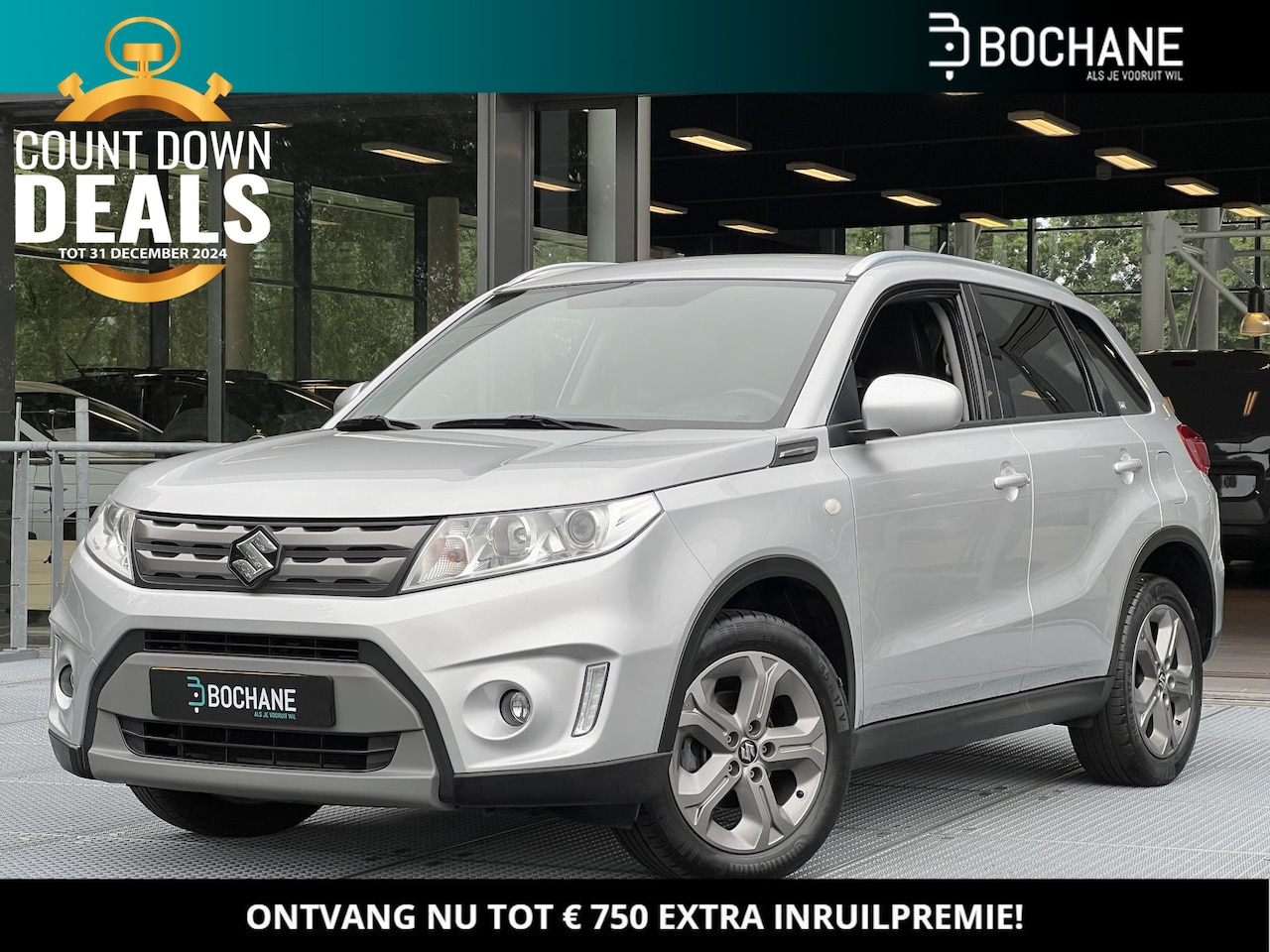 Suzuki Vitara - 1.6 Exclusive Automaat | Afneembare trekhaak | Cruise Control | Navigatie | - AutoWereld.nl