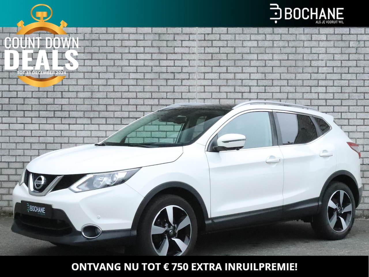 Nissan Qashqai - 1.2 DIG-T 115 N-Connecta | Panoramadak | Trekhaak - AutoWereld.nl