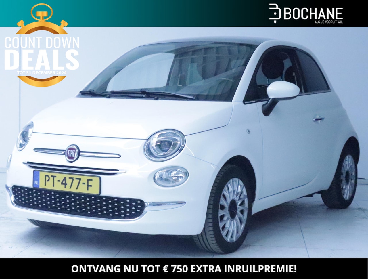 Fiat 500 - 1.2 Lounge Clima/Navi/Panoramadak - AutoWereld.nl