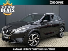 Nissan Qashqai - 1.3 MHEV 158 Xtronic Tekna Plus NL-auto | Leder | Panoramadak | Stuur- Stoel- Voorruitverw