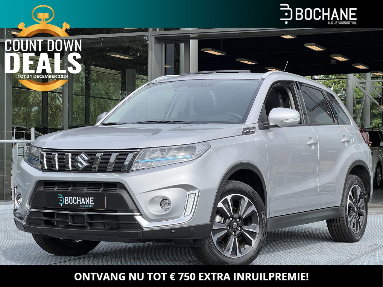 Suzuki Vitara - 1.5 Hybrid Style | Navigatie | Panoramadak | Carplay/Android | Adaptieve Cruise Control | - AutoWereld.nl