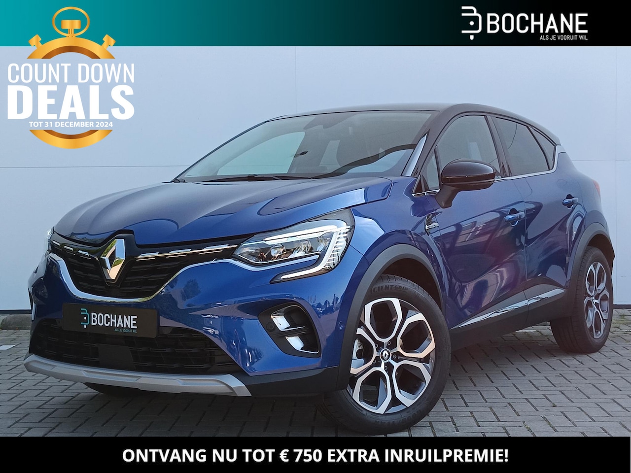 Renault Captur - 1.0 TCe 90 techno | Hoge Instap | Groot Scherm | Navigatie+Camera | 18 Inch | BOSE | Geen - AutoWereld.nl