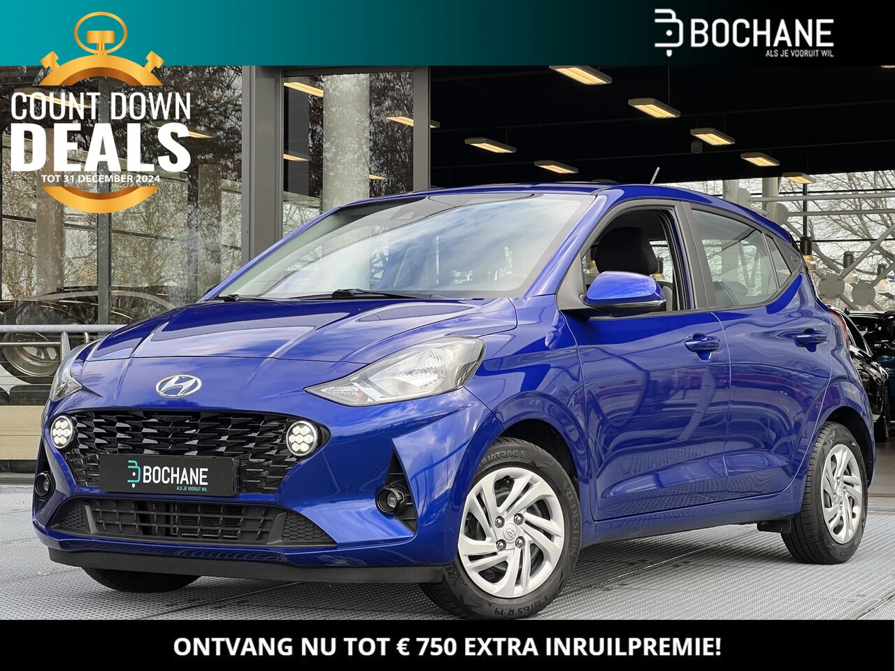 Hyundai i10 - 1.0 Comfort | Carplay | Parkeersensoren achter | All-seasons | - AutoWereld.nl