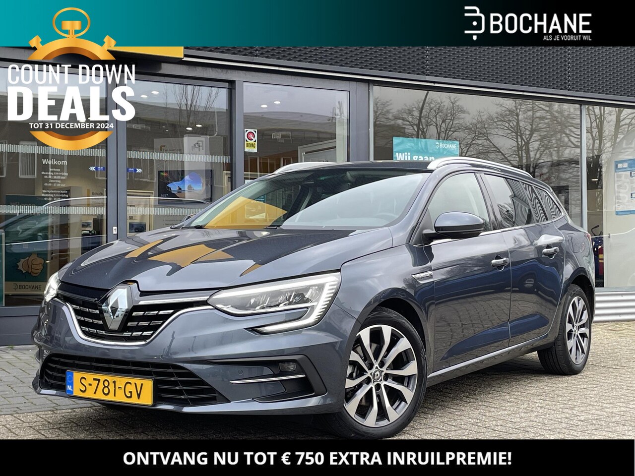 Renault Mégane E-Tech - Estate 1.6 Plug-In Hybrid 160 Techno - AutoWereld.nl