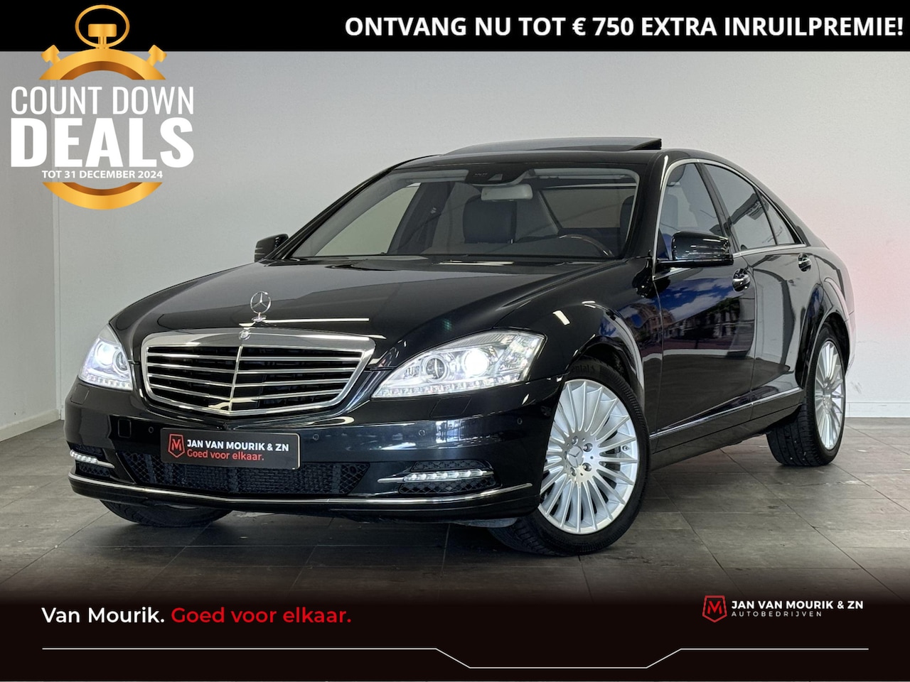 Mercedes-Benz S-klasse - 350 4-Matic Prestige Plus | Soft-close | Schuifdak | Massagestoelen | Trekhaak - AutoWereld.nl