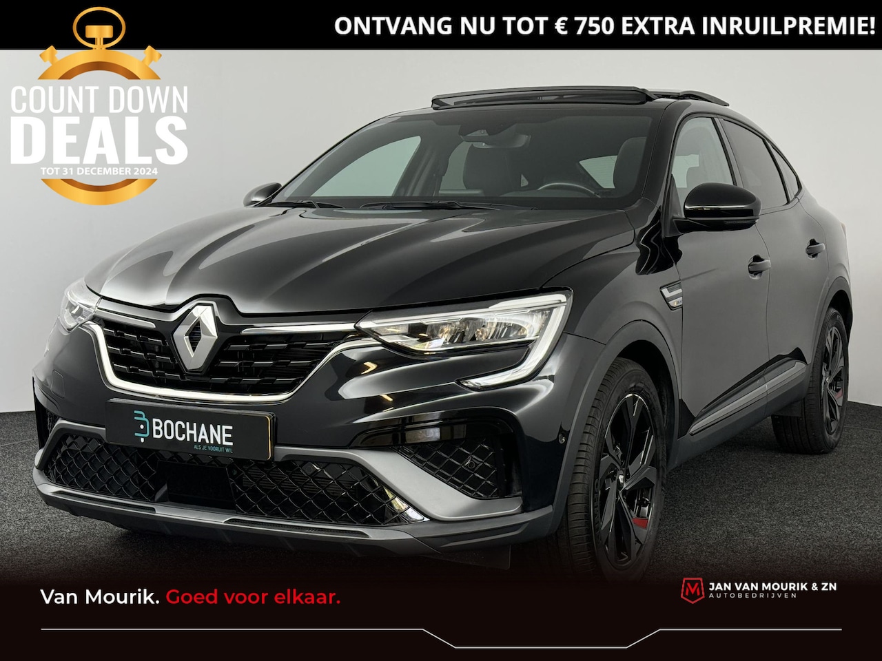 Renault Arkana - 1.6 E-Tech Hybrid 145 R.S. Line | Panoramadak | BOSE Audio | Leder | - AutoWereld.nl