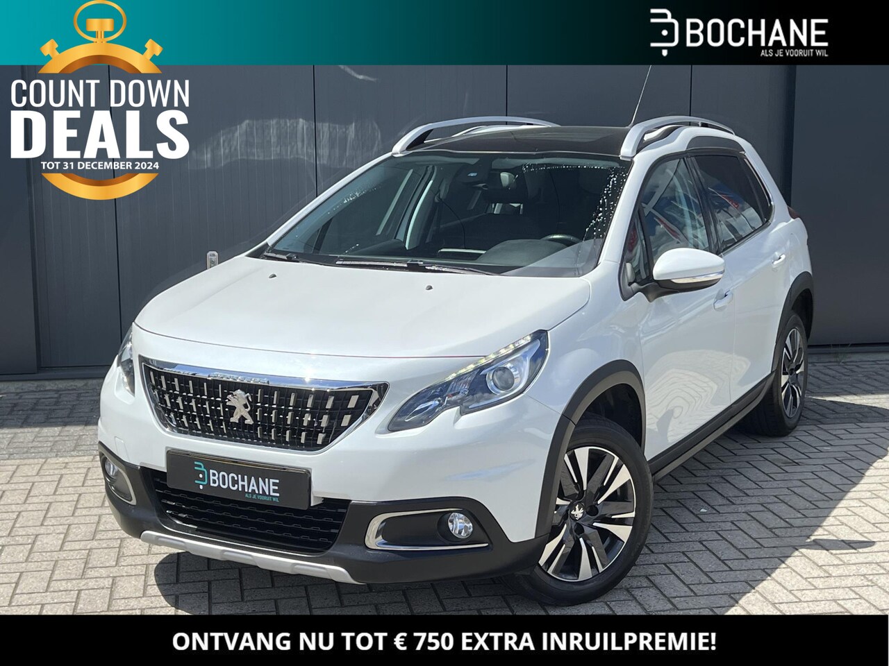 Peugeot 2008 - 1.2 PureTech 110 Allure | Navigatie | Panorama dak | Distributie is al vervangen - AutoWereld.nl