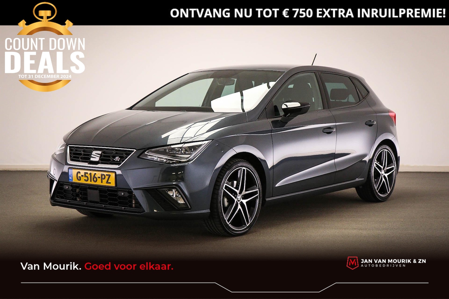 Seat Ibiza - 1.0 TSI FR Business Intense | UPGRADE TECHNOLOGY / BEATS / SIGNATURE- PACK | DAB | DRAADLO - AutoWereld.nl