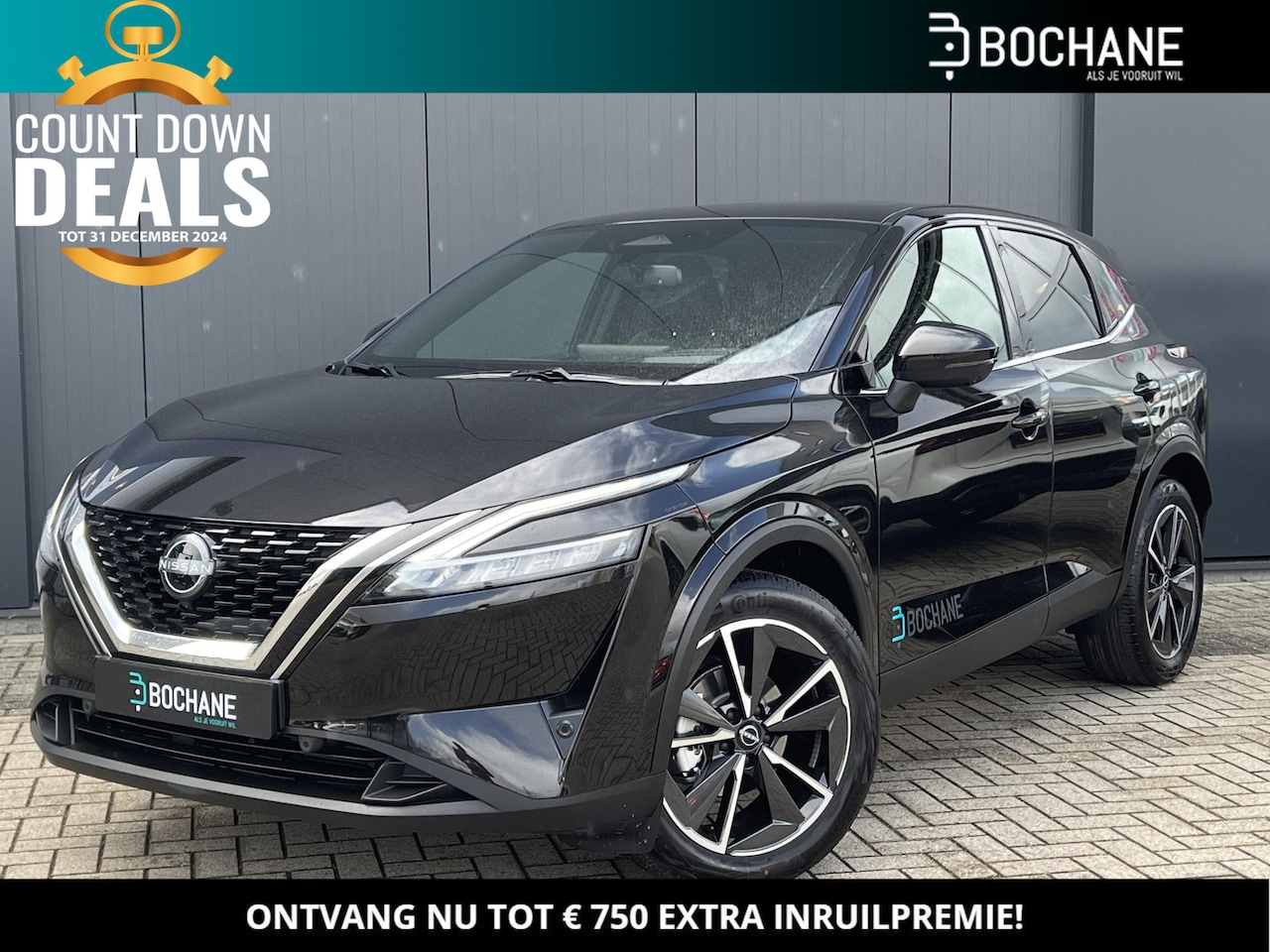 Nissan Qashqai - 1.3 MHEV 158 Xtronic Tekna | Apple Carplay/Android Auto | Navigatie | 360º Camera | 1.800 - AutoWereld.nl