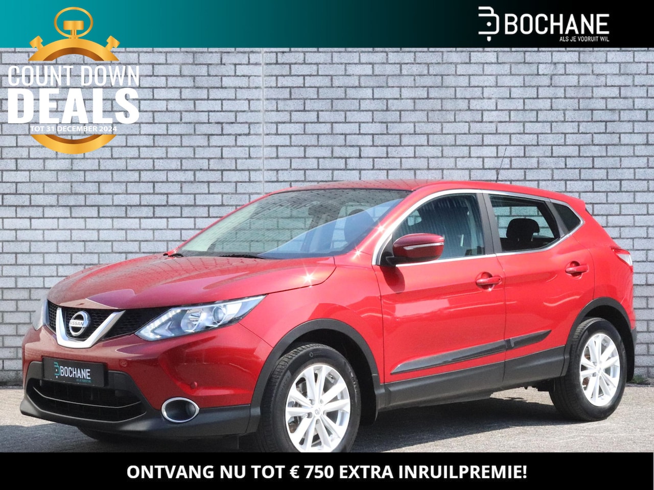 Nissan Qashqai - 1.2 DIG-T 115 Acenta | Climate Control | Bluetooth | Trekhaak | LM-Velgen | Parkeersensore - AutoWereld.nl