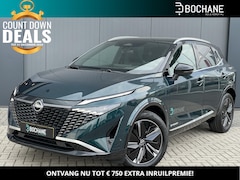 Nissan Qashqai - 1.5 e-Power 190 Tekna | Panoramadak | Leder | Stuur- & Stoelverwarming | HUD | Elektr. Ach