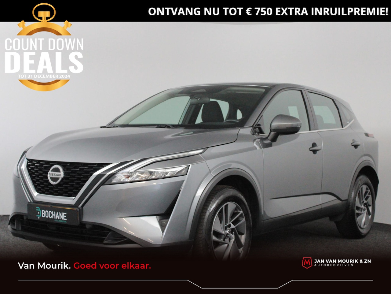 Nissan Qashqai - 1.3 MHEV 140 Acenta Business | Navigatie | Parkeersensoren | Achteruitrijcamera | - AutoWereld.nl