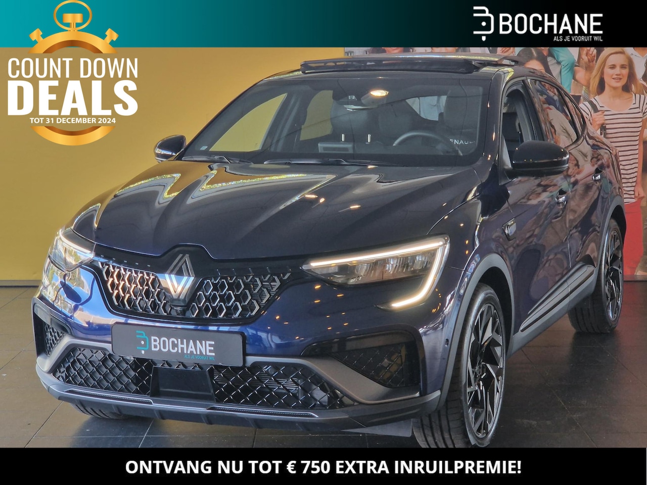 Renault Arkana - 1.6 E-Tech Hybrid 145 esprit Alpine ELEKTRISCH WEGKLAPBARE TREKHAAK | PANORA | 360 GRADEN - AutoWereld.nl