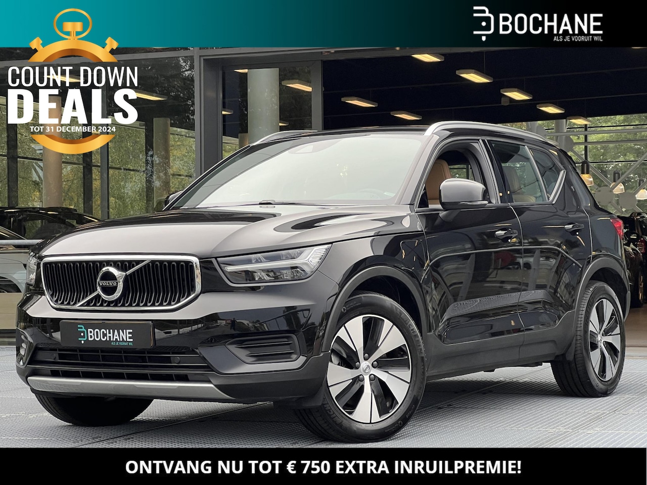 Volvo XC40 - 1.5 T5 Twin Engine Momentum Pro | Leder | Trekhaak | Carplay | Camera - AutoWereld.nl