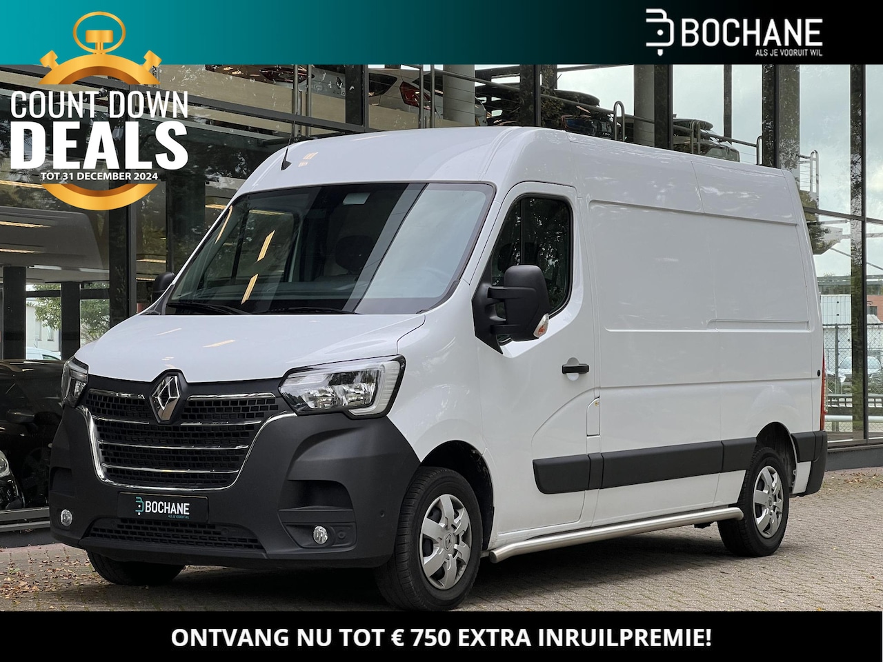 Renault Master - T35 2.3 dCi 135 L2H2 Work Edition | Cruise Control | Achteruitrijcamera en sensoren | Navi - AutoWereld.nl