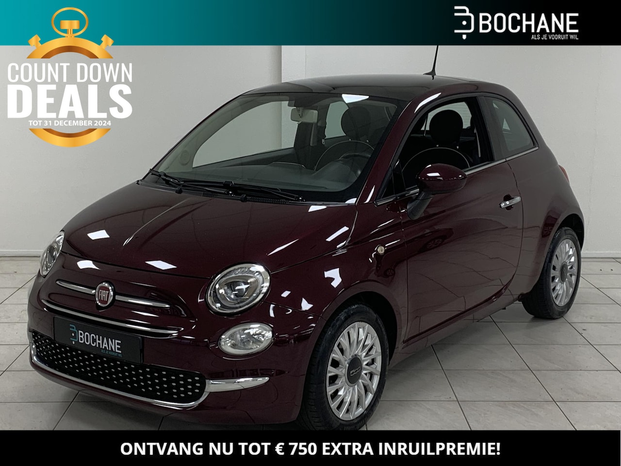 Fiat 500 - 0.9 TwinAir Turbo 80 Lounge - AutoWereld.nl