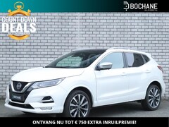 Nissan Qashqai - 1.3 DIG-T 140 Tekna + | Trekhaak | Lederen Bekleding | 360° Camera | Stoelverwarming |