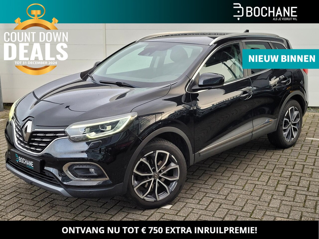 Renault Kadjar - 1.3 TCe 140 Intens | Navi+Camera | Stoelvw. | Voorruitvw. | Half Leder | Trekhaak (1700KG) - AutoWereld.nl