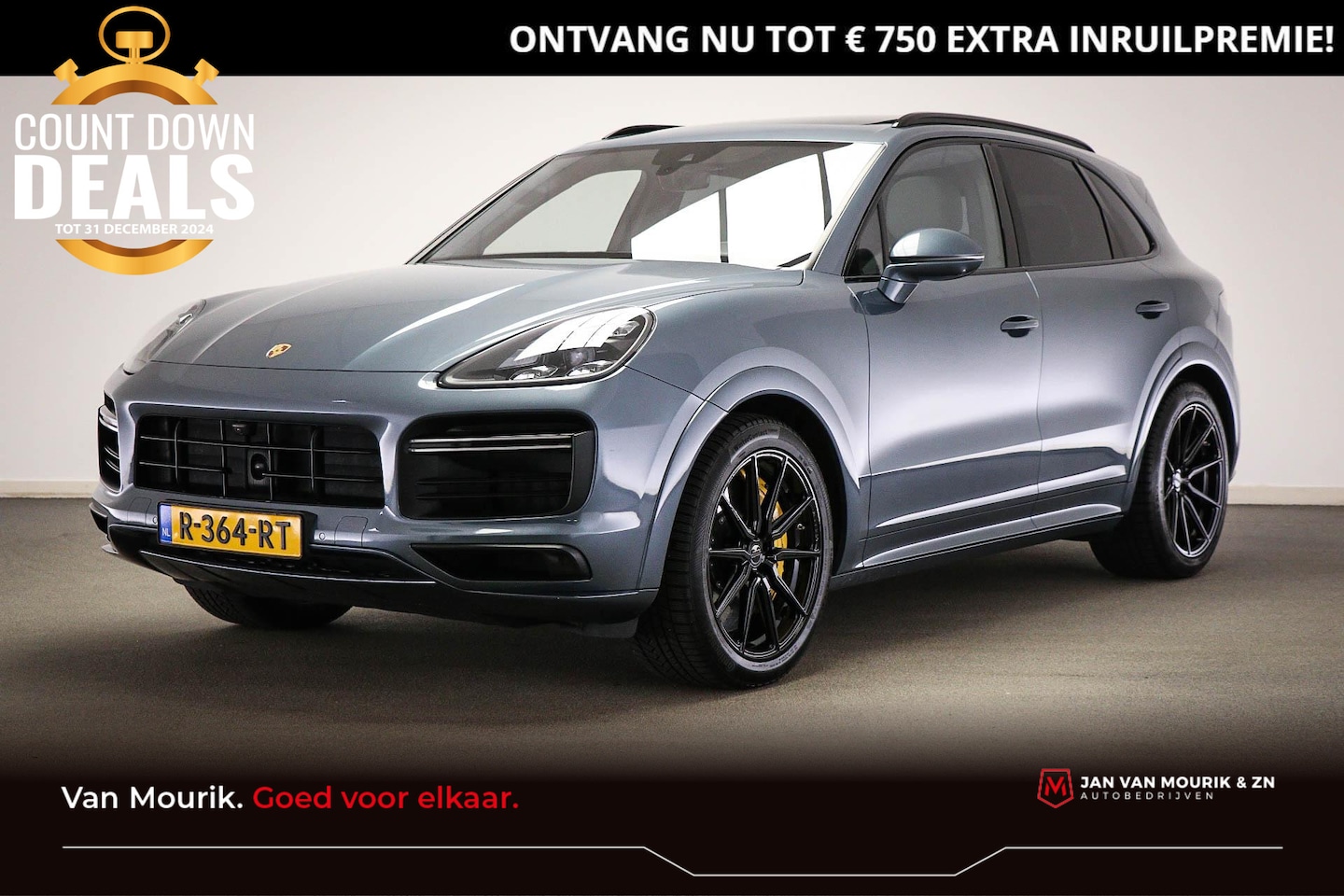 Porsche Cayenne - 4.0 Turbo | KERAMISCHE REMMEN | PANORAMADAK | BURMERSTER | 21" VOSSEN | ACHTERAS BESTURING - AutoWereld.nl