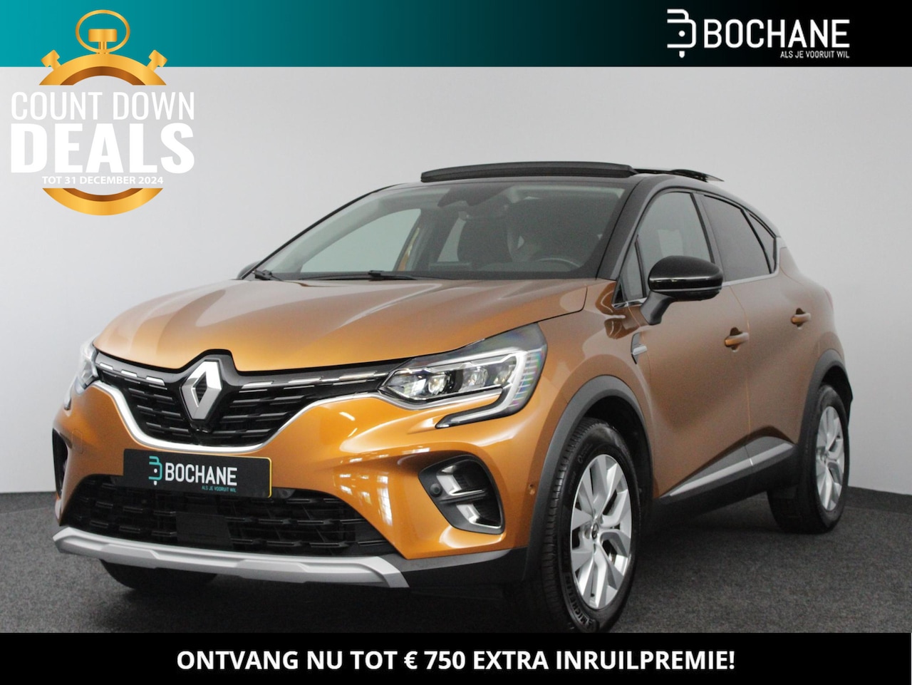 Renault Captur - 1.3 TCe 130 EDC Intens | Dealer onderhouden! | Automaat | Navi 9,3" | Clima | Cruise | 360 - AutoWereld.nl