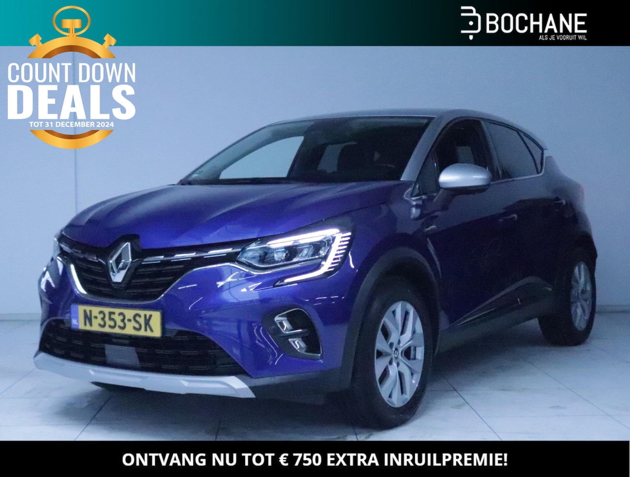 Renault Captur - 1.3 TCe 140 EDC Intens | Navigatie 9,3" | 360° Rondomzichtcamera | Stoelverwarming | Trekh - AutoWereld.nl