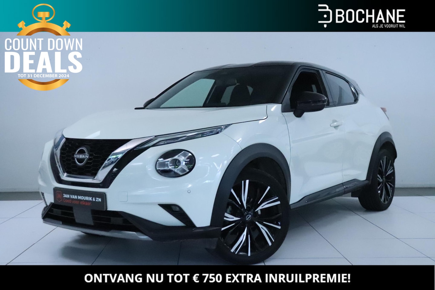 Nissan Juke - 1.0 DIG-T 114 N-Design | Navigatie | Parkeersensoren | Achteruitrijcamera | - AutoWereld.nl