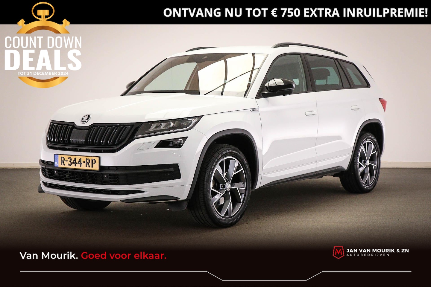 Skoda Kodiaq - 1.5 TSI Sportline Business | VIRTUAL COCKPIT | TREKHAAK | STUURVERWARMING | - AutoWereld.nl