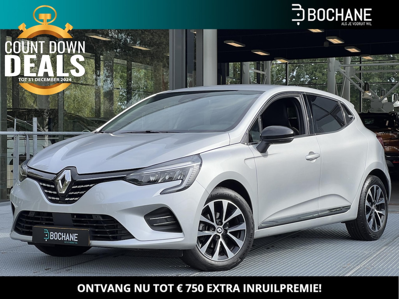 Renault Clio - 1.0 TCe 90 Techno | Cruise Control | Navigatie | Parkeersensoren voor en achter | Achterui - AutoWereld.nl