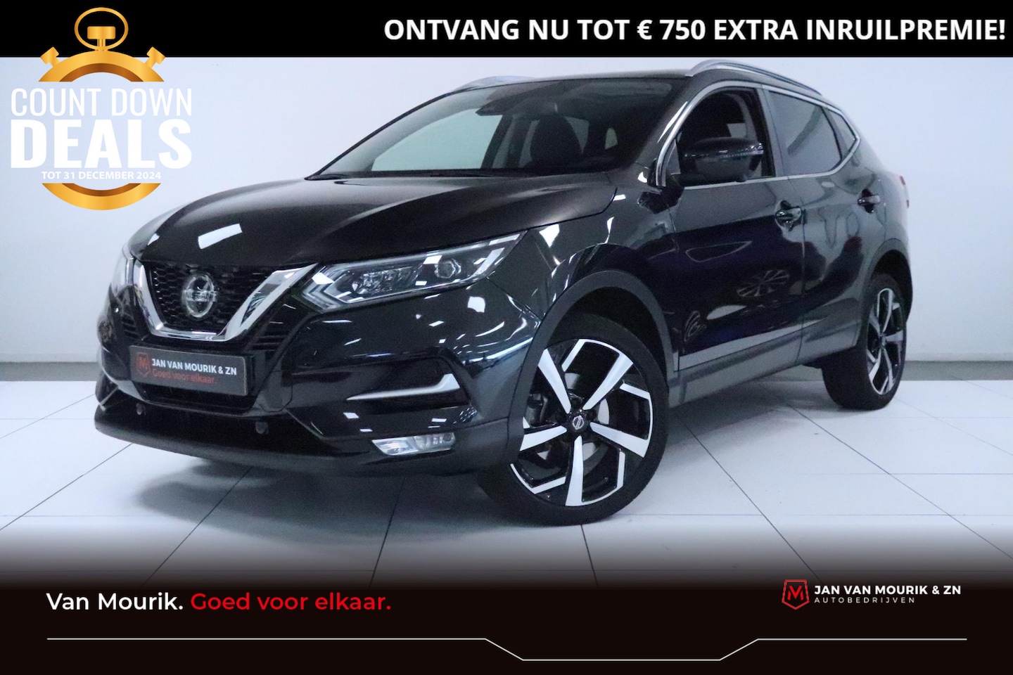 Nissan Qashqai - 1.3 DIG-T 159 DCT7 Premium Edition Automaat | Panoramadak | Leder | 360° camera | Stoelver - AutoWereld.nl