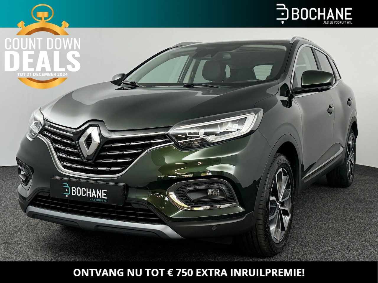 Renault Kadjar - 1.3 TCe 159 EDC Intens 160 PK | Leder | Panorama dak | Stoelverwarming | Trekhaak - AutoWereld.nl