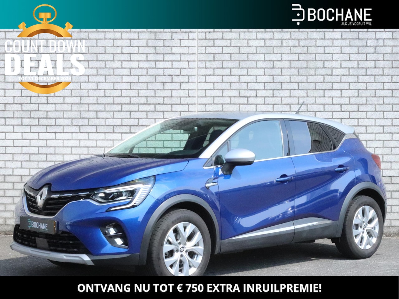 Renault Captur - 1.0 TCe 90 Intens | Navigatie | Achteruitrijcamera | Climate Control | Parkeersensoren V+A - AutoWereld.nl