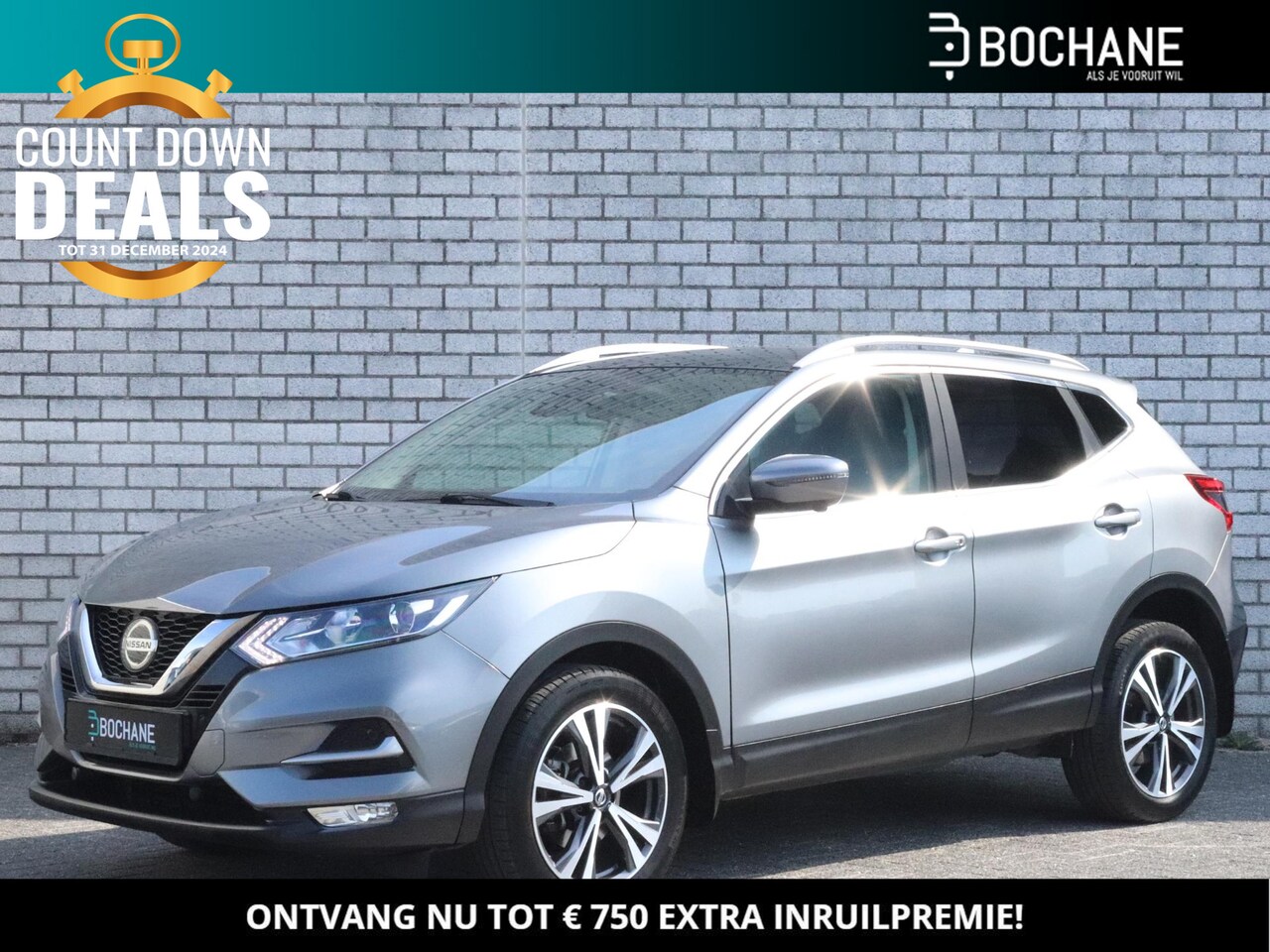 Nissan Qashqai - 1.3 DIG-T 159 DCT7 N-Connecta | Panoramadak | Navigatie | Stoelverwarming | Rondomzichtcam - AutoWereld.nl