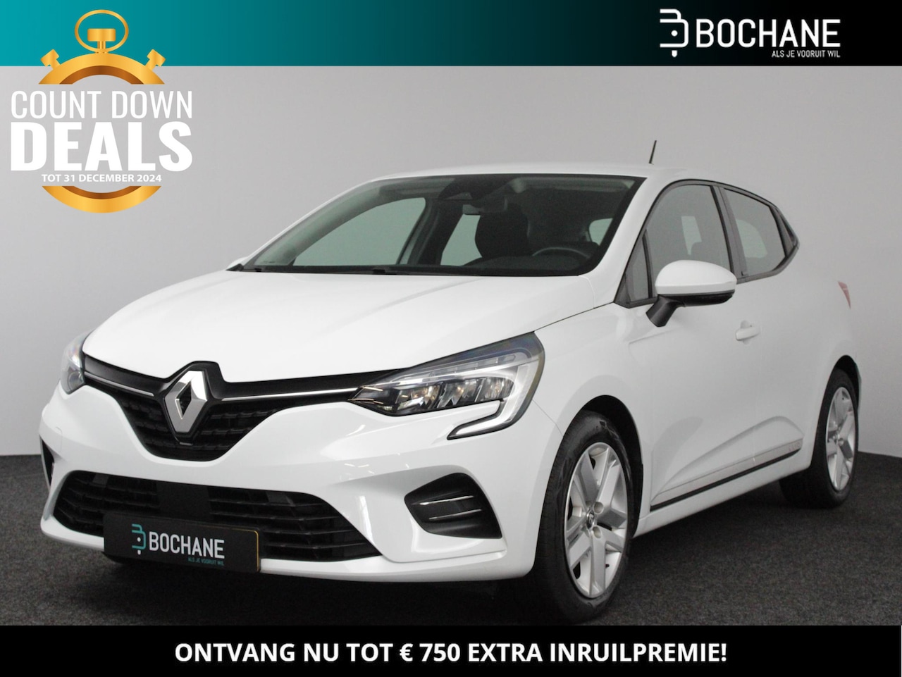 Renault Clio - 1.6 E-Tech Hybrid 140 Zen | Trekhaak | PDC | Navi | Airco | Cruise | Apple Carplay/Android - AutoWereld.nl