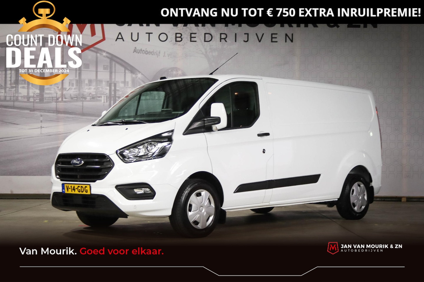 Ford Transit Custom - 320 2.0 TDCI L2H1 Trend | DRIVER ASSISTANCE / SAFETY COMFORT / NAVI- PACK | AIRCO | CRUISE - AutoWereld.nl