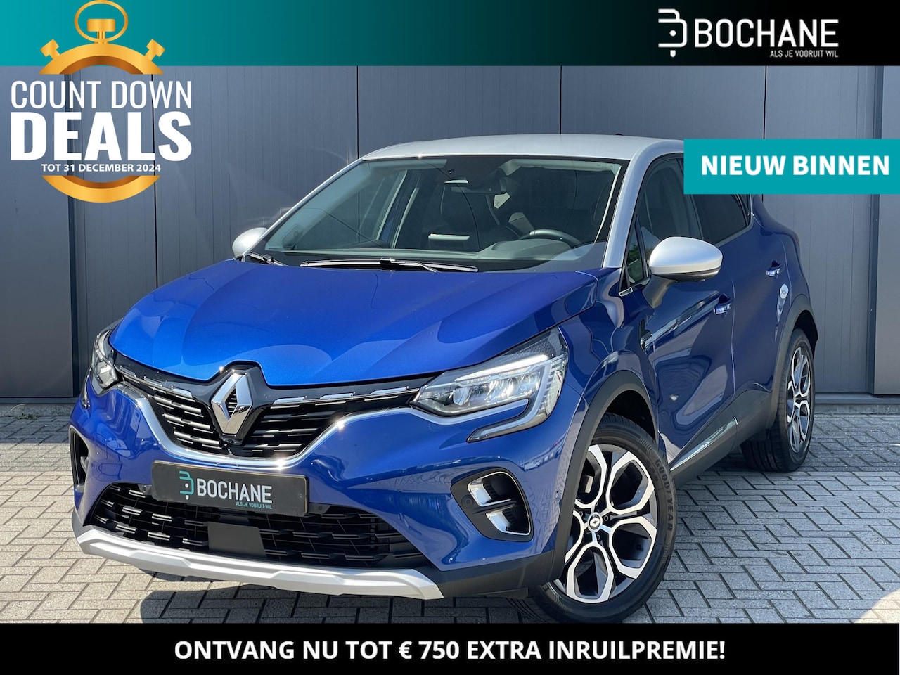 Renault Captur - 1.0 TCe 90 techno | Bose® | Groot Scherm | 18 inch | 360º camera | 2-Tone - AutoWereld.nl