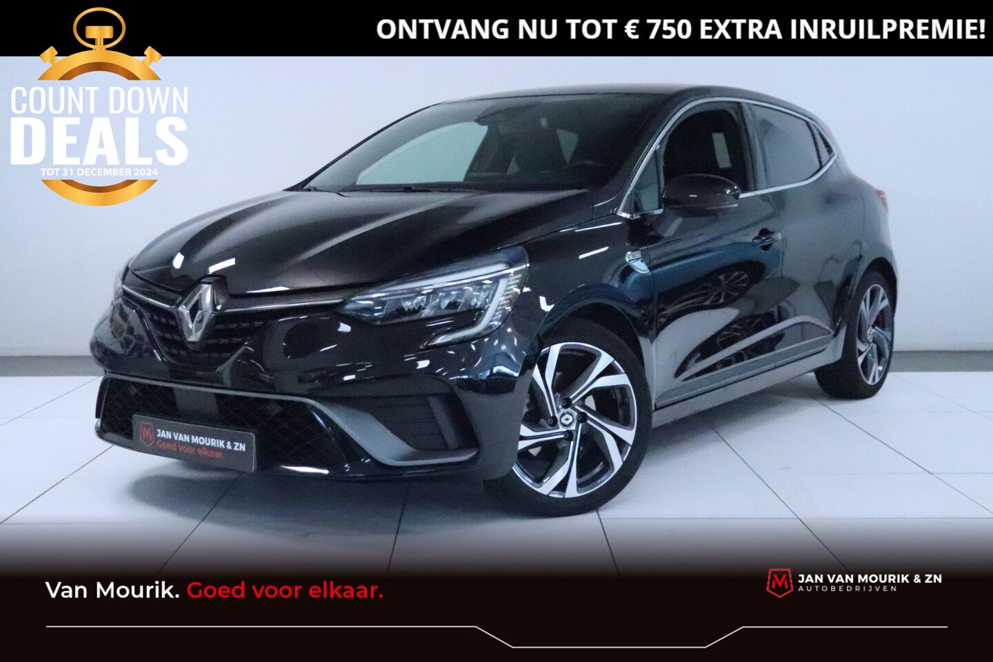 Renault Clio - 1.6 E-Tech Hybrid 140 R.S. Line Automaat | Navigatie | 360° Camera | Stoelverwarming | - AutoWereld.nl