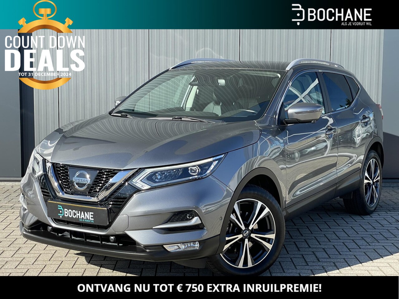 Nissan Qashqai - 1.2 DIG-T 115 Tekna | 18 inch | Navigatie | Carplay | Sensoren + Camera voor & achter | Ke - AutoWereld.nl