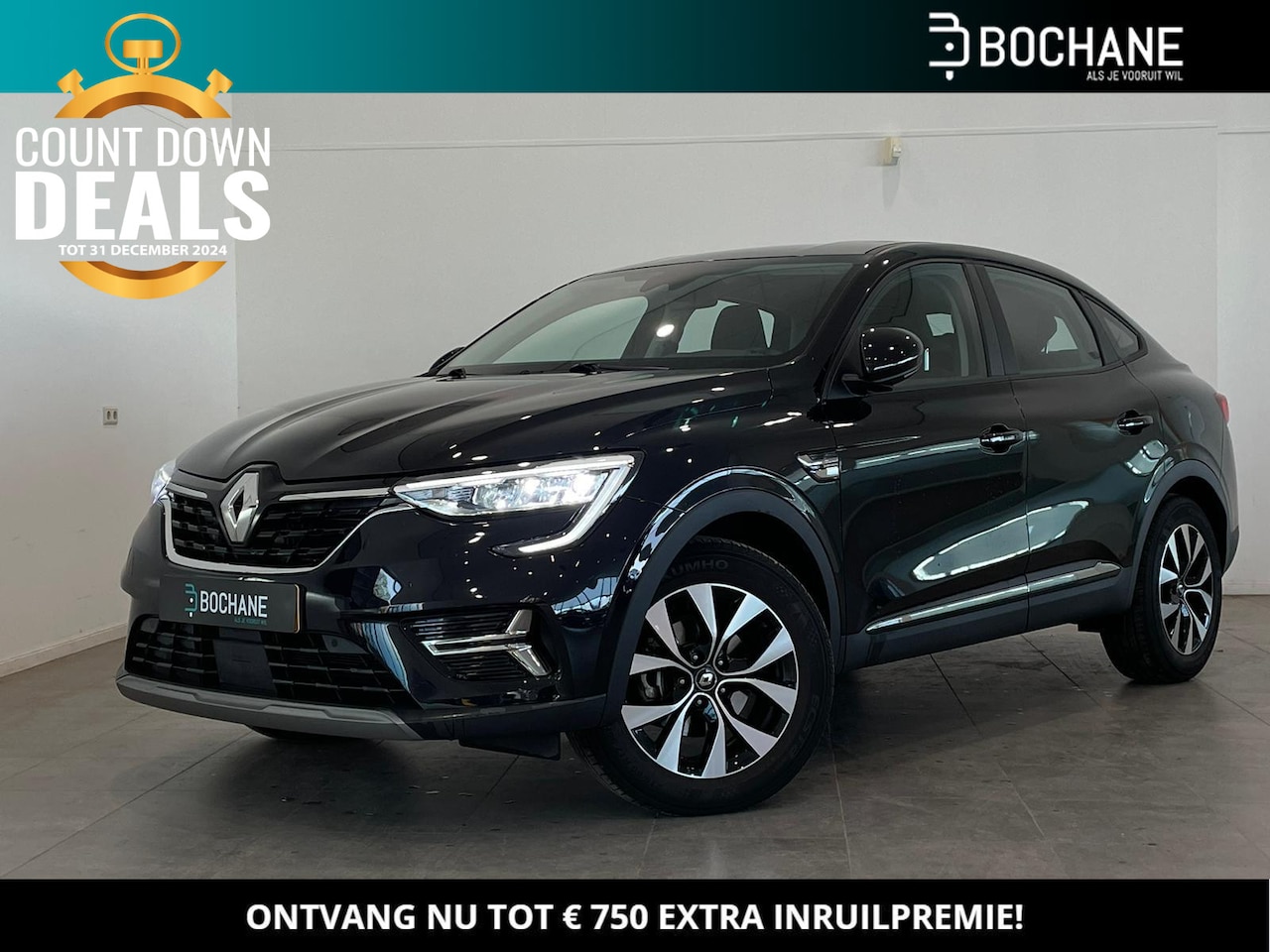 Renault Arkana - 1.6 E-Tech Hybrid 145 Zen CLIMA | CRUISE | V+A PDC | TREKHAAK | ANDROID & APPLE CARPLAY | - AutoWereld.nl